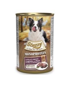 Stuzzy Monoproteico Cane Adult Cinghiale con More Lattina 400 gr