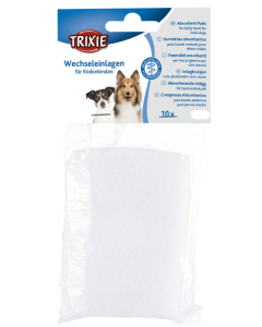 Trixie Pannolini di Ricambio per Fascia Igienica Cane Maschio Tg. M 10 pz