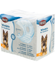 Trixie Pannolini per Cani Femmina Tg. XL - Girovita 40-58 cm - 12 pz