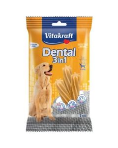 Vitakraft Dental 3 in 1 Cane Stick Misura M 7 pezzi 180 gr