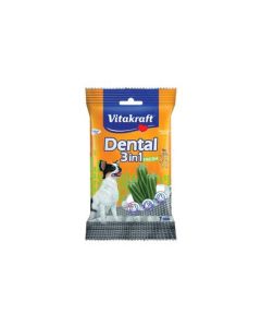 Vitakraft Dental Fresh 3 in 1 Cane Stick Misura XS 7 pezzi 70 gr