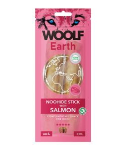 Woolf Snack Cane Noohide L Stick con Salmone 85 gr