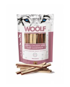 Woolf Snack Cane Sandwich di Pollo e Merluzzo 100 gr