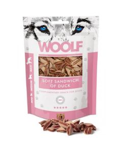 Woolf Snack Cane Sandwich Morbido di Anatra e Merluzzo 100 gr