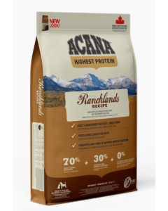 Acana Highest Protein Cane Adult Ranchlands Recipe Crocchette 11,4 kg