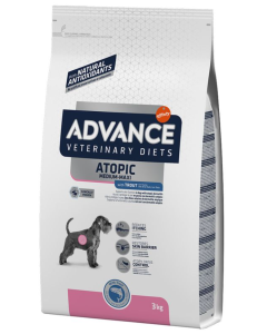 Advance Veterinary Diets Cane Medium e Maxi Atopic Trota Crocchette