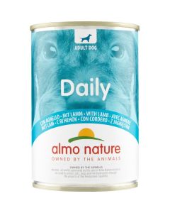 Almo Nature Daily Cane Adult Patè con Bocconcini Agnello Lattina 400 gr