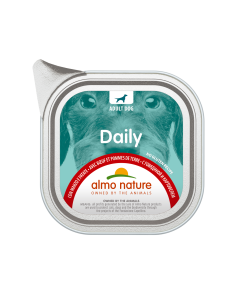 Almo Nature Daily Cane Adult Patè con Manzo e Patate Vaschetta 100 gr