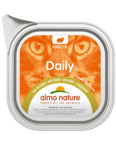 Almo Nature Daily Gatto Adulto Paté con Tacchino Vaschetta 100 gr