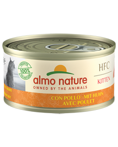 Almo Nature HFC Gatto Kitten Pollo Lattina 70 gr