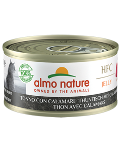 Almo Nature HFC Jelly Gatto Adulto Tonno con Calamari Lattina 70 gr