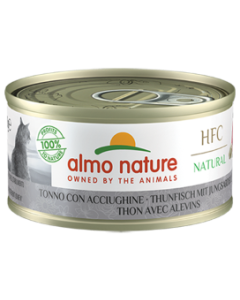 Almo Nature HFC Natural Gatto Adulto Tonno con Acciughine Lattina 70 gr