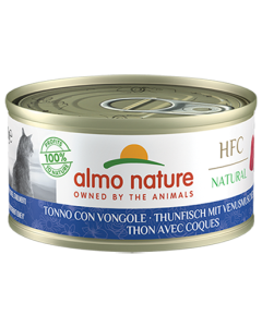 Almo Nature HFC Natural Gatto Adulto Tonno con Vongole Lattina 70 gr