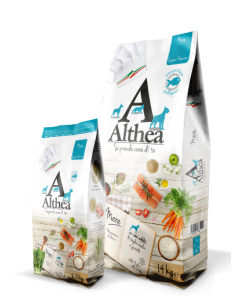 Althea Superpremium Cane Adult Medio e Grande Mare Monoproteico e Ipoallergenico Salmone Crocchette