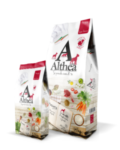 Althea Superpremium Cane Adult Medio e Grande Masseria Monoproteico e Ipoallergenico Agnello Crocchette