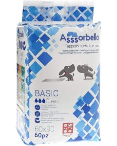 Asssorbello Tappetini Igienici Basic 60x90 cm 50 pz