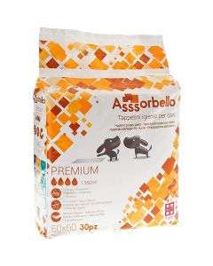 Asssorbello Tappetini Igienici Premium 60x60 cm 30 pz