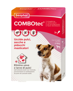 Beaphar Combotec Cane Taglia Piccola 2-10 kg 3 Pipette