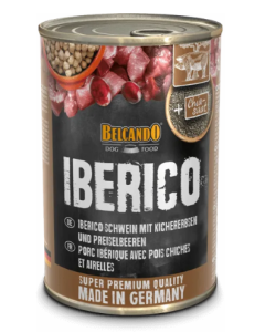 Belcando Super Premium Cane Maiale Iberico con Ceci e Mirtilli Rossi Lattina 400 gr