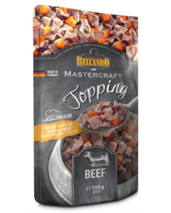 Belcando Cane Mastercraft Topping di Manzo con Carote Busta 100 gr