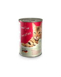 Bewi Cat Gatto Adult Meatinis con Selvaggina Lattina 400 gr