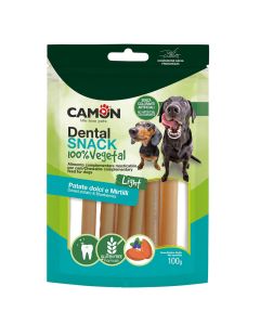 Camon Dental Snack Cane Vegetal Sticks Patata Dolce e Mirtilli 100 gr