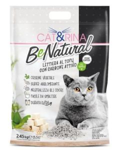 Cat&Rina Benatural Lettiera Al Tofu Carboni Attivi 10 lt