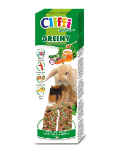 Cliffi Selection Sticks Greeny per Conigli e Cavie 110 gr