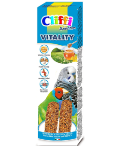 Cliffi Selection Sticks Vitality per Pappagallini ed Esotici 60 gr