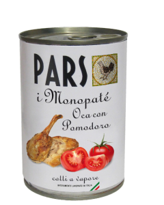 Dieta Pars Monopatè Oca con Pomodoro Lattina 405 gr