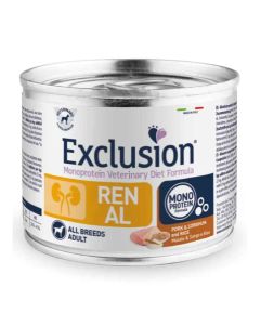 Exclusion Monoprotein Diet Cane Adult All Breeds Renal Maiale Sorgo e Riso 200 gr