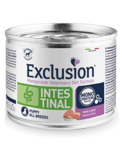 Exclusion Monoprotein Diet Puppy All Breeds Intestinal Maiale e Riso 200 gr