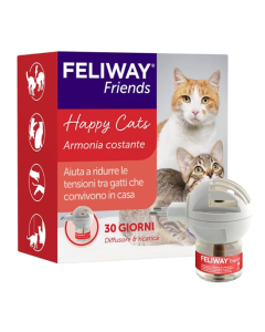 Feliway Friends Happy Cats Diffusore e Ricarica da 48 ml