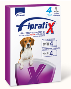 Fipratix Spot On per Cani 10-20 kg 4 Pipette