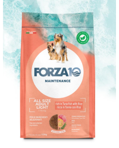 Forza10 Maintenance Cane Adult All Breeds Light con Tonno Crocchette 12,5 kg