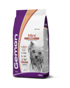 Gemon Cane Adult Mini con Salmone e Riso Crocchette 3 kg