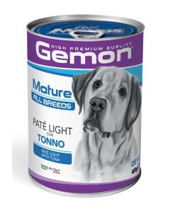 Gemon Cane All Breeds Mature Patè Light con Tonno Lattina 400 gr