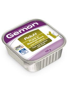 Gemon Gatto Adult Paté e Bocconcini con Anatra 100 gr