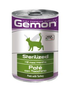 Gemon Gatto Sterilizzato Paté Tacchino 415 gr