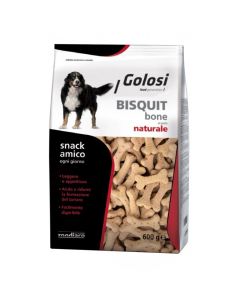 Golosi Cane Bisquit Bone Snack Naturale 600 gr