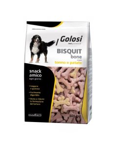 Golosi Cane Bisquit Bone Snack Tonno e Patate 600 gr