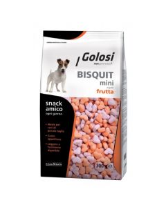 Golosi Cane Mini Bisquit Snack Frutta 300 gr