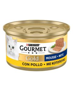 Gourmet Gold Mousse Gatto Adulto Pollo Lattina 85 gr