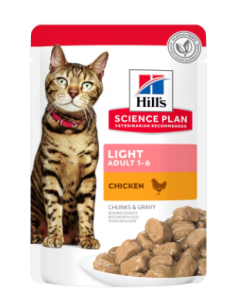 Hill's Science Plan Gatto Adult Light Bocconcini Pollo in Salsa Gravy Busta 85 gr