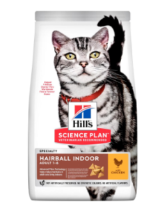 Hill's Science Plan Gatto Adult Hairball Indoor Pollo Crocchette 1,5 kg