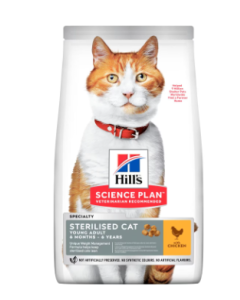 Hill's Science Plan Gatto Young Adult Sterilizzato Pollo Crocchette 1,5 kg