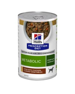 Hill's Prescription Diet Cane Metabolic Spezzatino di Pollo con Verdure 156 gr