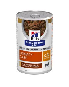 Hill's Prescription Diet Cane c/d Multicare Urinary Care Spezzatino di Pollo con Verdure 354 gr