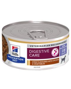 Hill's Prescription Diet Cane i/d Digestive Care Low Fat Spezzatino di Pollo con Verdure 156 gr