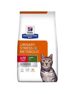 Hill's Prescription Diet Gatto c/d Multicare Stress + Metabolic Crocchette 1,5 kg